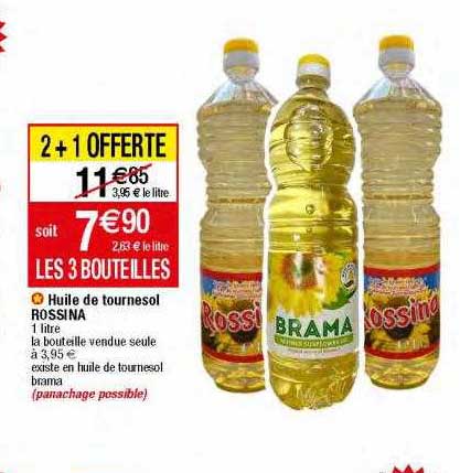 huile de tournesol rossina