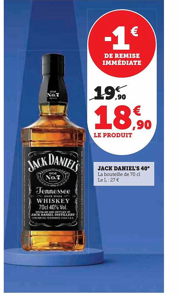 jack daniel's 40°