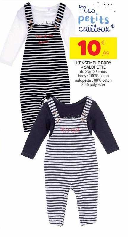 l'ensemble body + salopette