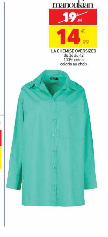 la chemise oversized manoukian