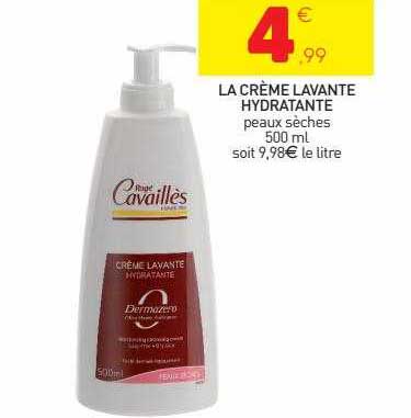 la crème lavante hydratante