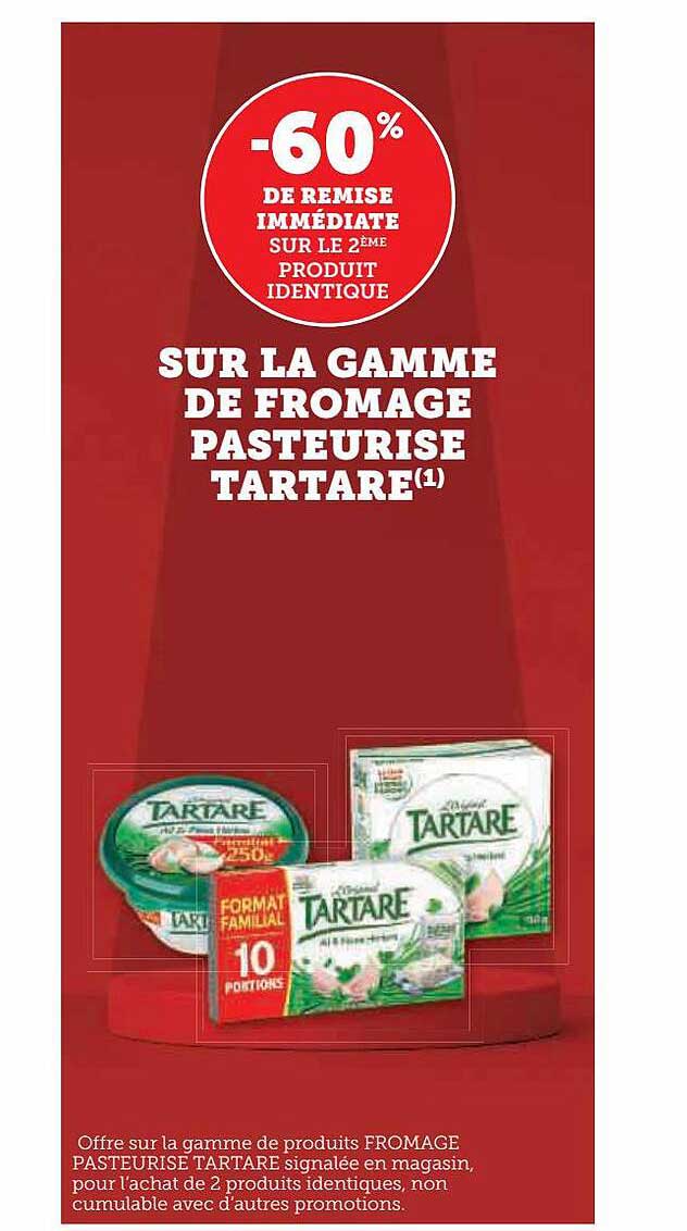 La Gamme De Fromage Pasteurisé Tartare