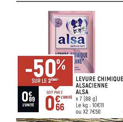 levure chimique alsacienne alsa
