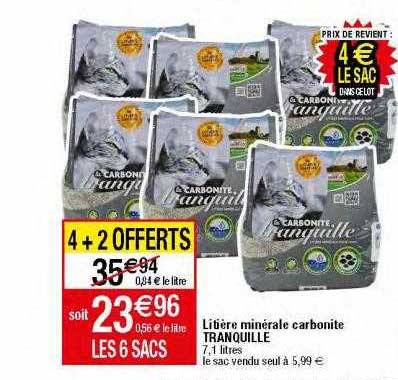 Litière Minérale Carbonite Tranquille