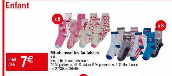 mi-chaussettes fantaisies