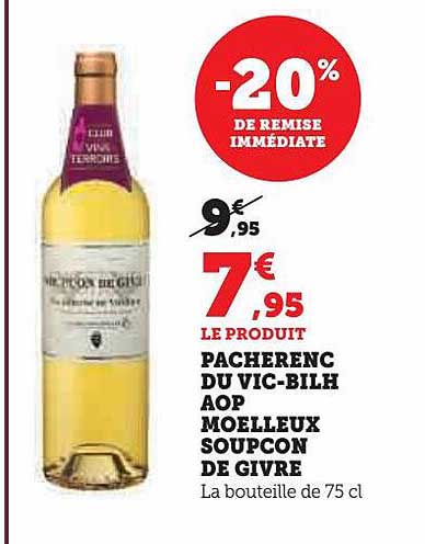 pacherenc du vic-bilh aop moelleux soupçon de givre
