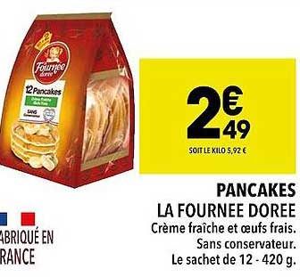 pancakes la fournée dorée