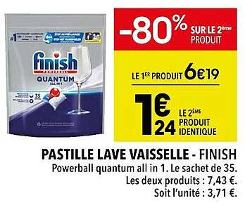 pastille lave vaisselle - finish