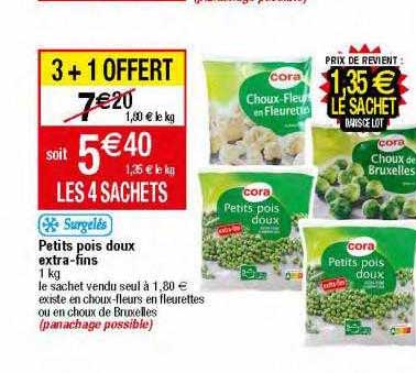 petits pois doux extra-fins