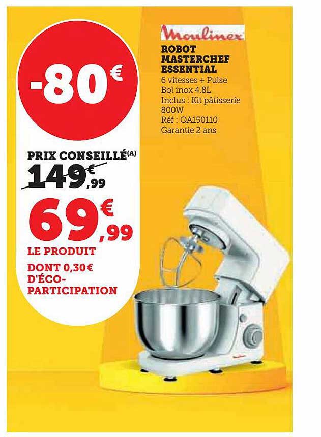 robot masterchef essential moulinex