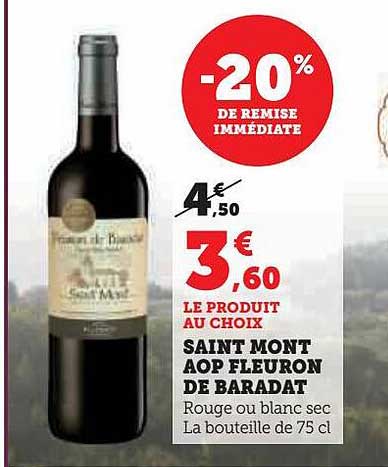 Saint Mont Aop Fleuron De Baradat