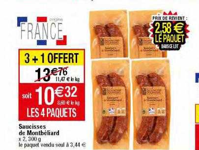 Saucisses De Montbéliard