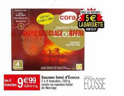 saumon fumé d'écosse