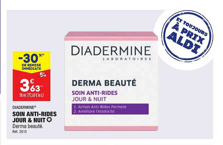 soin anti-rides jour & nuit diadermine