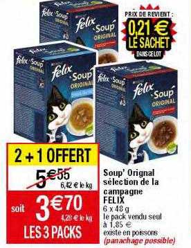soup' original sélection de la campagne felix