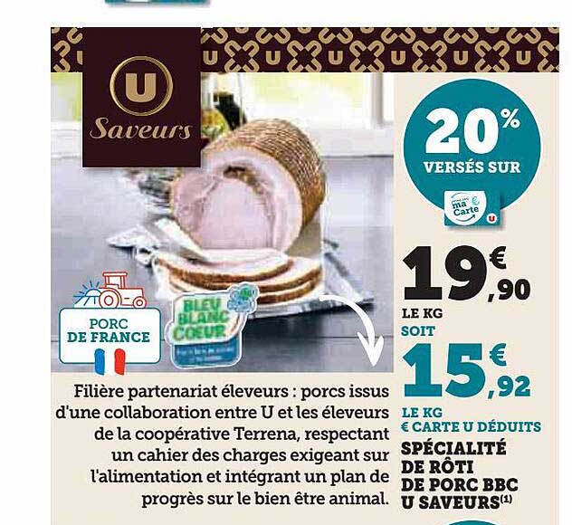 Spécialité De Rôti De Porc Bbc U Saveurs
