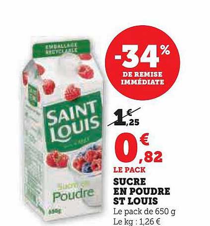Sucre En Poudre St Louis