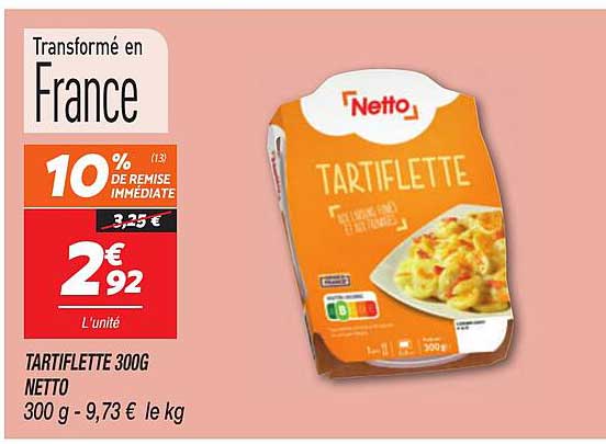 tartiflette 300g netto