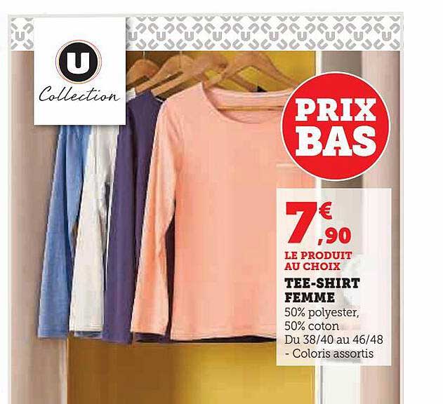 tee-shirt femme u collection