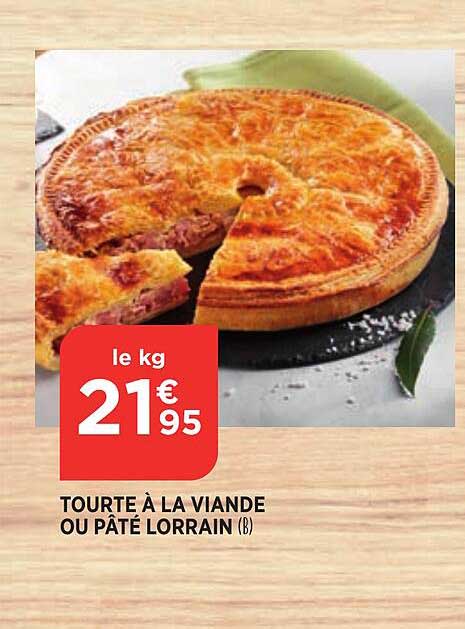 Tourte à La Viande Ou Pâté Lorrain
