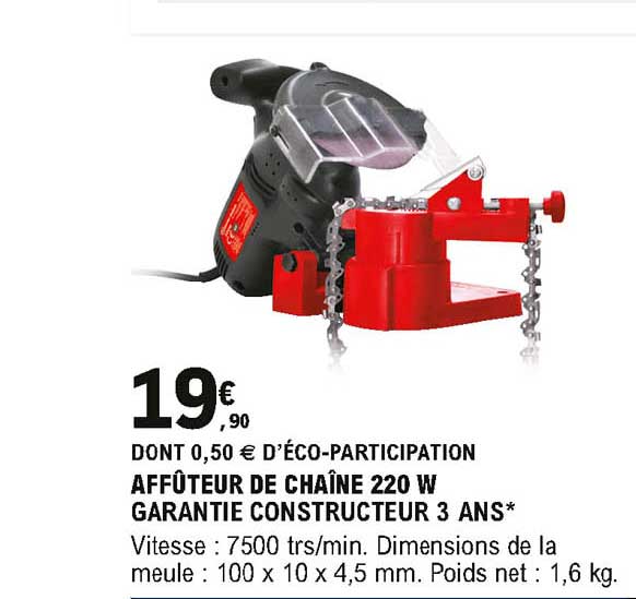 affûteur de chaîne 220w