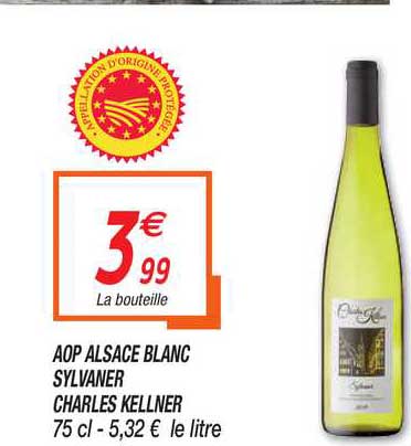 Aop Alsace Blanc Sylvaner Charles Kellner