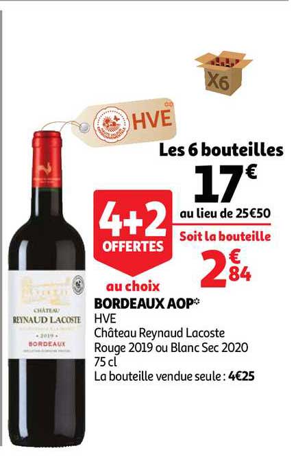 bordeaux aop hve château reynaud lacoste