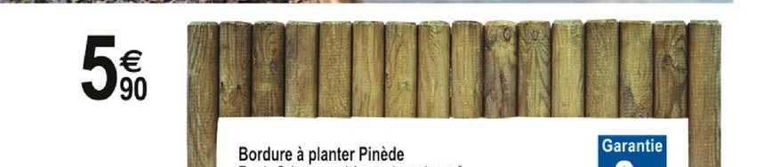 bordure à planter pinède