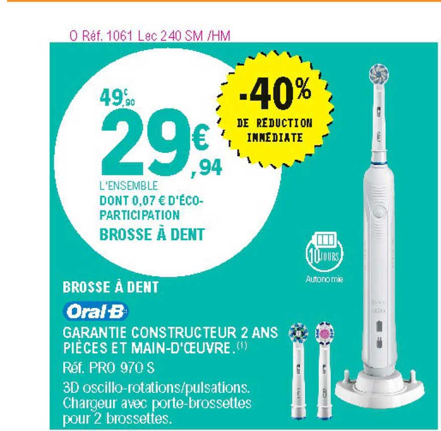 brosse à dent oral-b