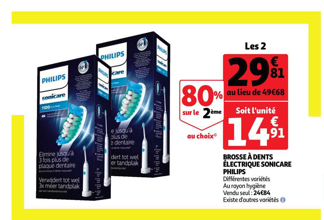 brosse à dents électrique sonicare philips