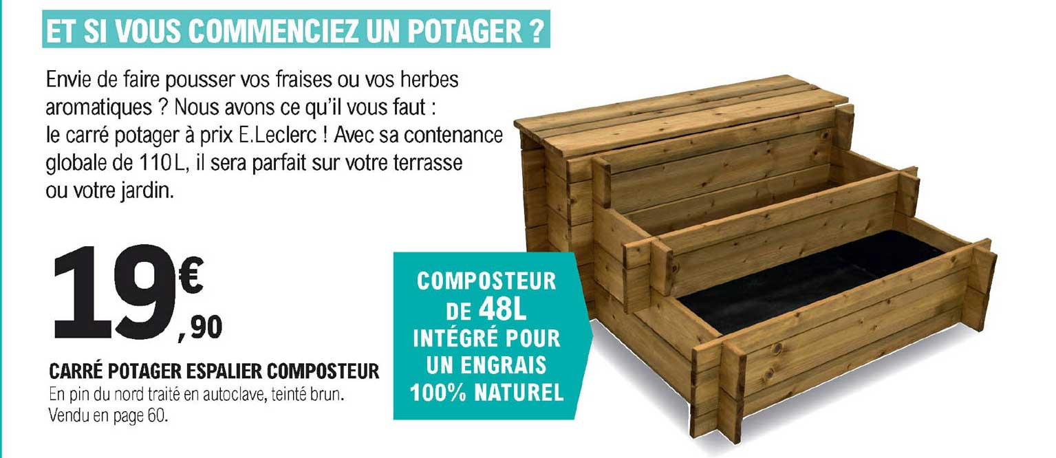 carré potager espalier composteur