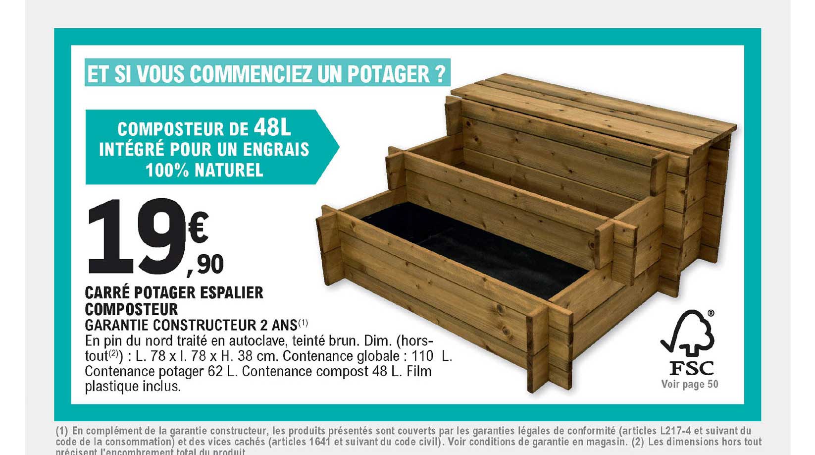 carré potager espalier composteur