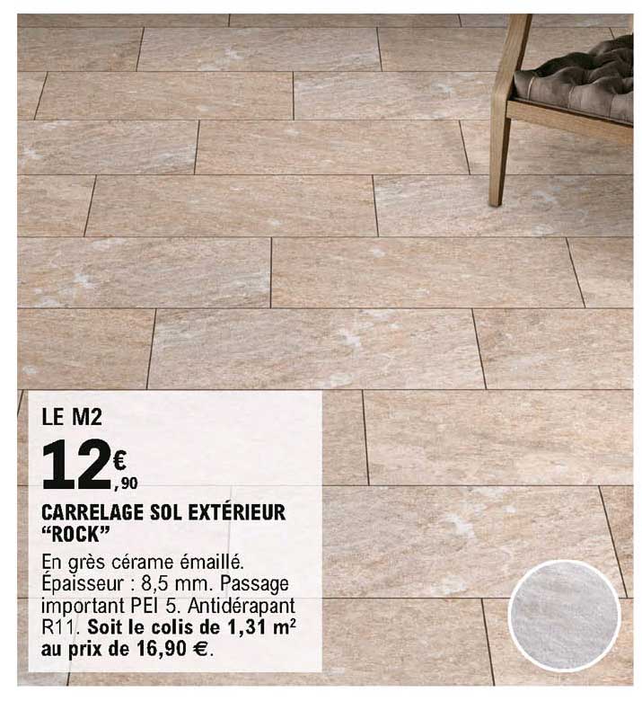 Carrelage Sol Extérieur Rock