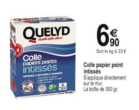 colle papier peint intissés quelyd