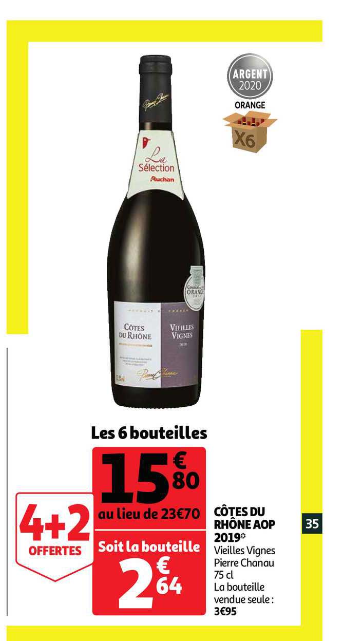 côtes du rhône aop 2019 pierre chanau