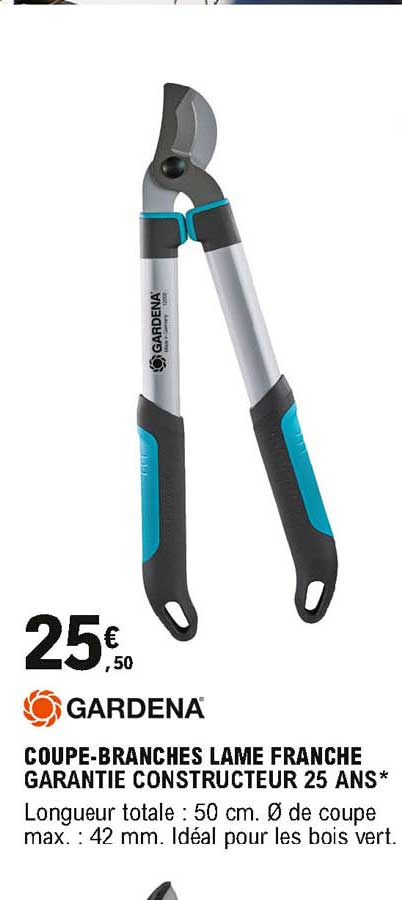 coupe branches lame franche gardena