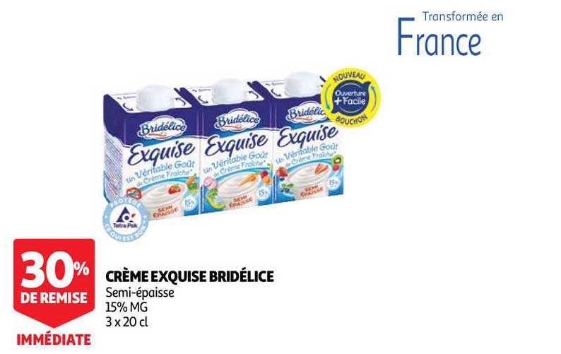 crème exquise bridélice
