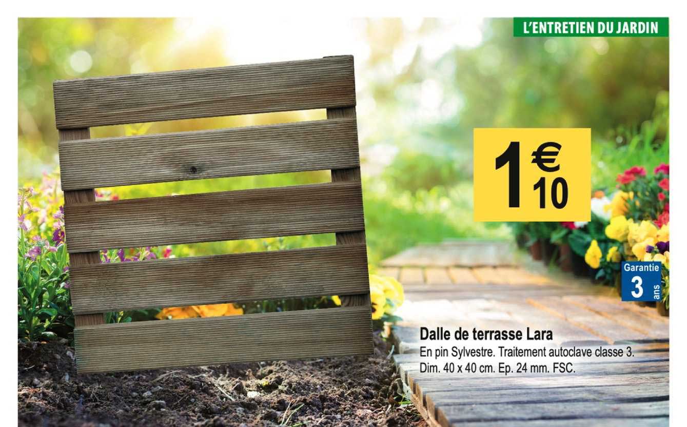 dalle de terrasse lara