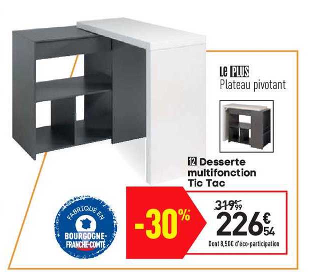 desserte multifonction tic tac