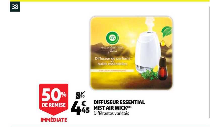 diffuseur essential mist air wick