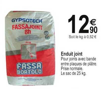 enduit joint gypsotech