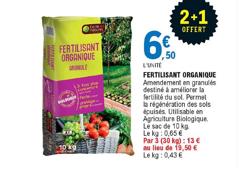 fertilisant organique