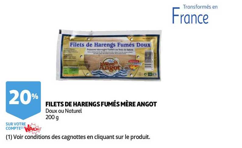 filets de harengs fumés mère angot