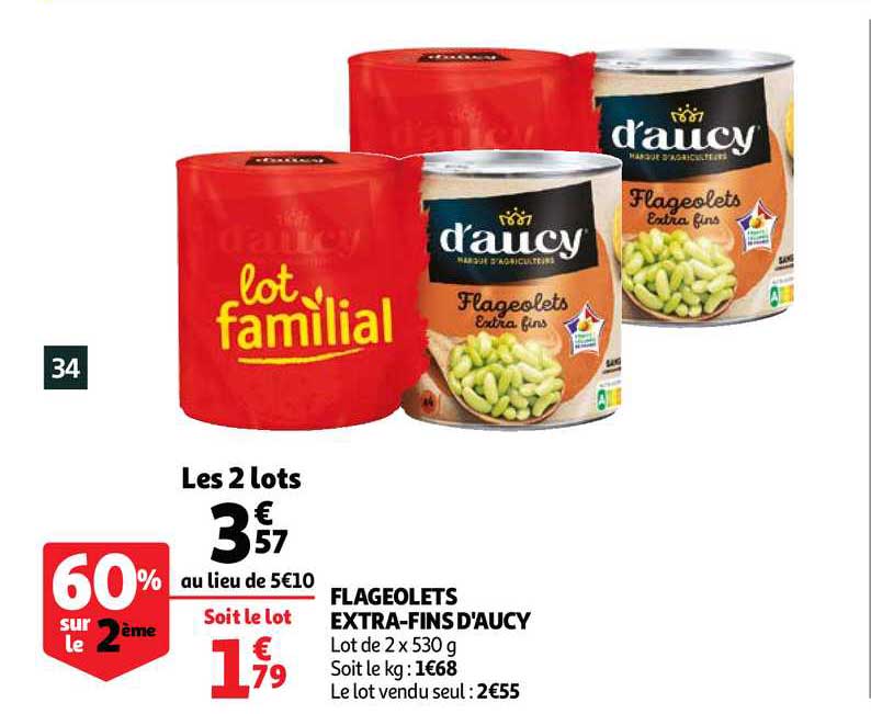 flageolet extra-fins d'aucy