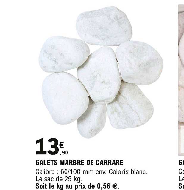 Galets Marbre De Carrare