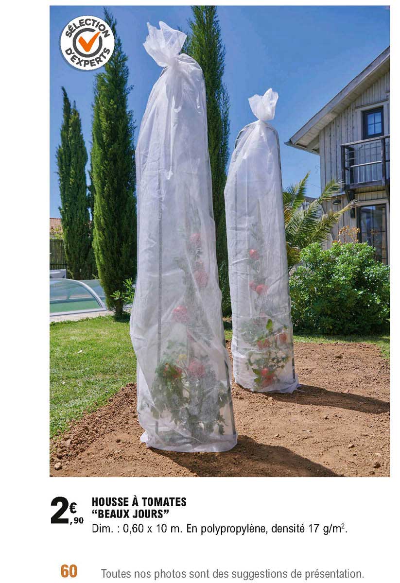 housse à tomates beaux jours