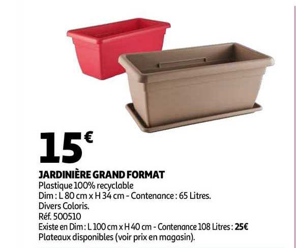 jardinière grand format