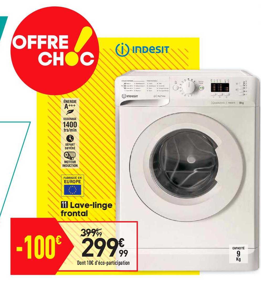 lave-linge frontal indesit