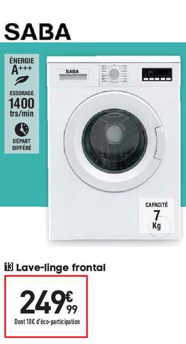 lave-linge frontal saba