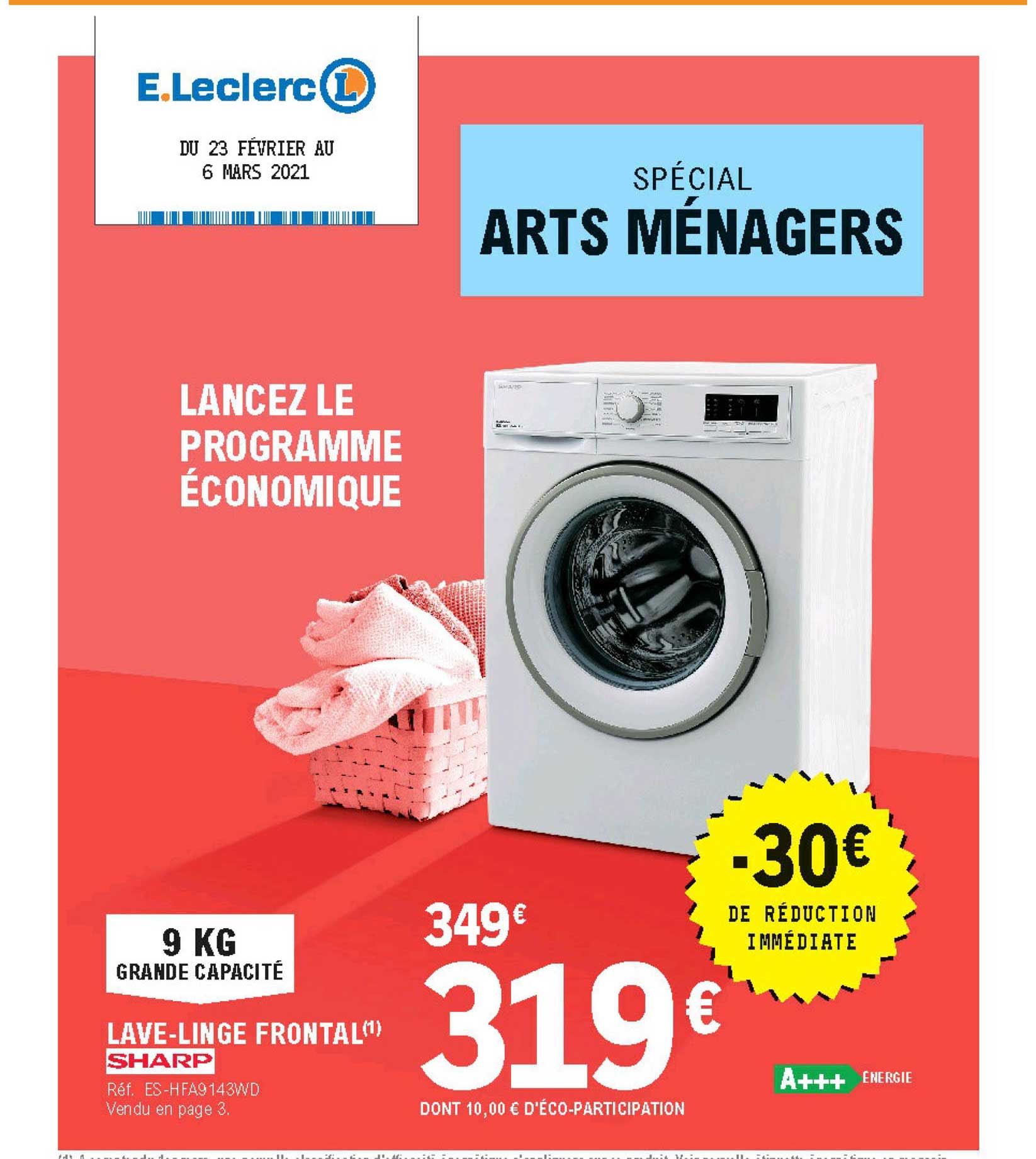 lave-linge frontal sharp